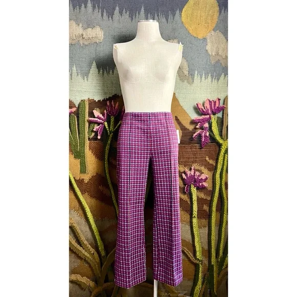 Anthropologie The Margot Plaid Pants M - Picture 11 of 16